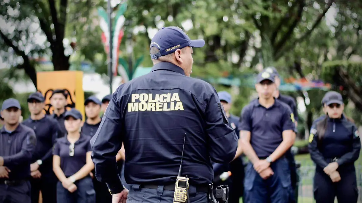 Resguardarán 100 policías de Morelia el Centro Histórico por FICM